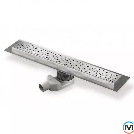 Душовий канал MCH CH N 850 D 1 з ґратами "Краплі", Монтажна довжина (мм): 915, фото 