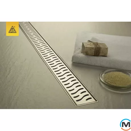 Душевый канал MCH CH 350 HN 1 с решеткой "Гармония", Монтажная длина (мм): 415, фото , изображение 2