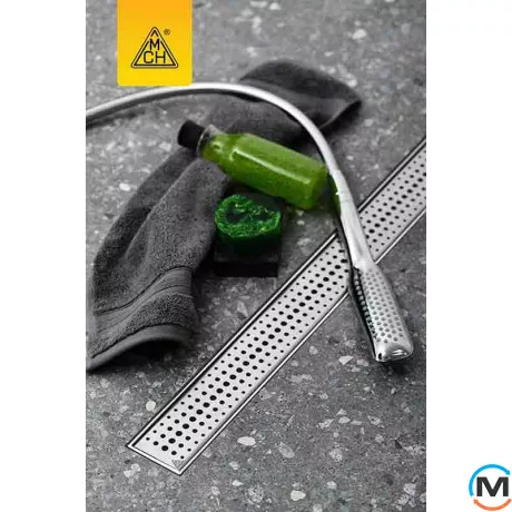 Душовий канал MCH CH 450 BN 1 з ґратами "Бейзік", Монтажна довжина (мм): 515, фото , зображення 2