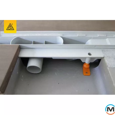 Душовий канал MCH CH 650 DN 1 з ґратами "Краплі", фото , зображення 3