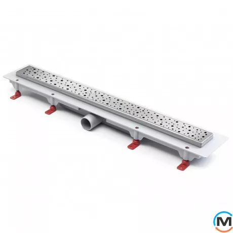 Душовий канал MCH CH 850 DN 1 з ґратами "Краплі", фото 