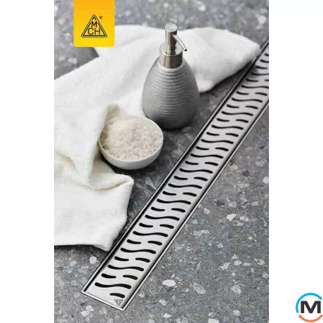 Душевый канал MCH CH 650 HN 1 с решеткой "Гармония", Монтажная длина (мм): 715, фото , изображение 2