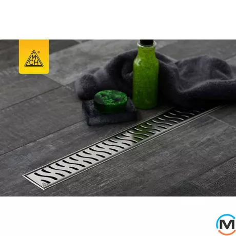 Душевой канал MCH CH 750 HN 1 с решеткой "Гармония", Монтажная длина (мм): 815, фото , изображение 2