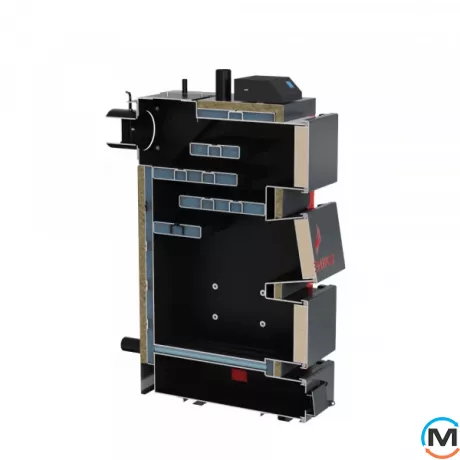 Твердопаливний котел Feniks серія C 17 кВт з автоматикою та вентилятором, Варіант: З автоматикою, Теплова потужність (кВт): 17, фото , зображення 5