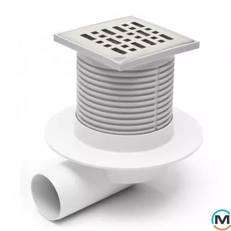 Трап із горизонтальним випуском MCH F 411 L гідрозатвор, фото 