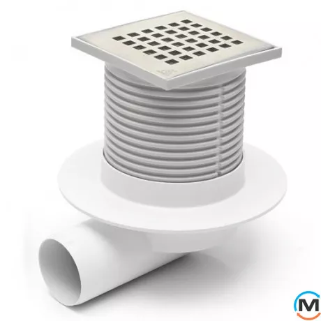 Трап с горизонтальным выпуском MCH G 411 L гидрозатвор, фото 