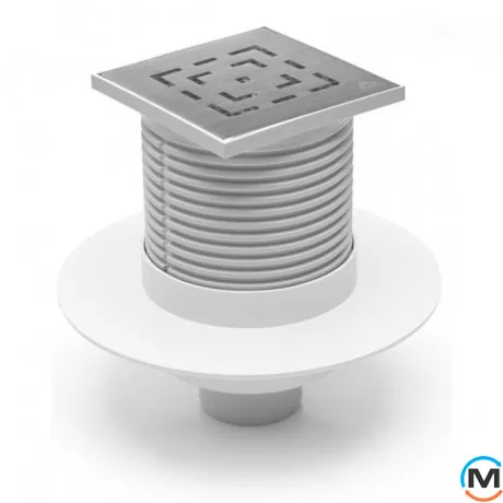 Трап с вертикальным выпуском MCH G 414 L гидрозатвор, фото 