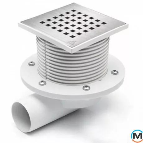 Трап із горизонтальним випуском MCH G 425 NL гідрозатвор, Випуск сифону: Горизонтальний, фото 