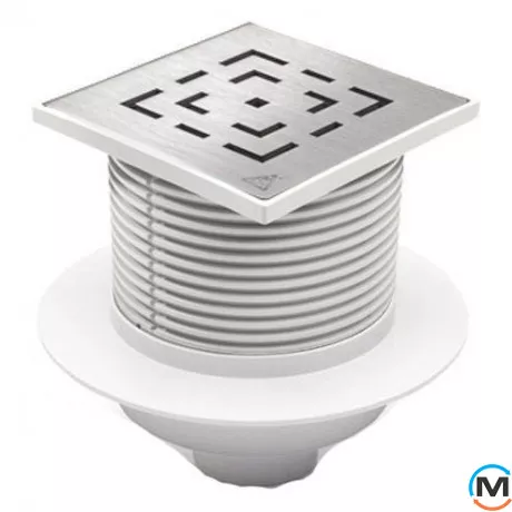 Трап із вертикальним випуском MCH L 420 NL гідрозатвор, Випуск сифону: Вертикальний, фото 