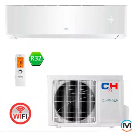 Кондиціонер Cooper&Hunter SUPREME CONTINENTAL (WHITE) CH-S09FTXAL-WP, Колір: Білий, Площа приміщення (кв.м): 25, фото 