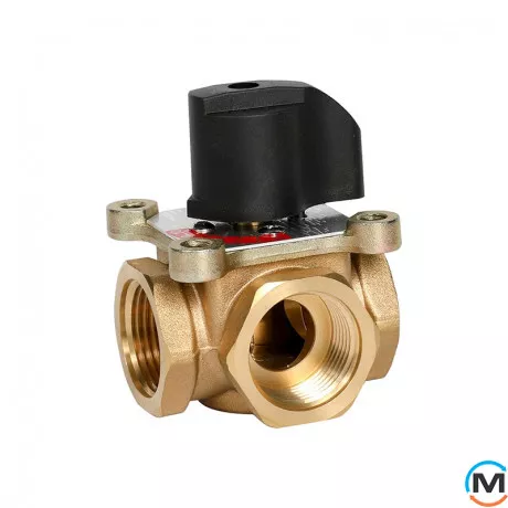 3-ходовий поворотний змішувальний клапан Tervix Pro Line TOR DN40 Rp 1 1/2" kvs 18, Діаметр різьблення: 1 1/2", фото 