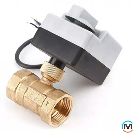 2-ходовий кульовий клапан н/з 1" DN25 з електроприводом Tervix Pro Line ORC, Діаметр різьблення: 1", Положення приводу: Нормально закрито, Управління: 2 точки, фото , зображення 3