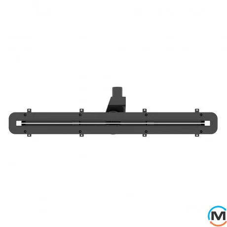 Душовий канал Waterway Stripe 700 корпус чорний з ґратами Base slim, фото , зображення 3