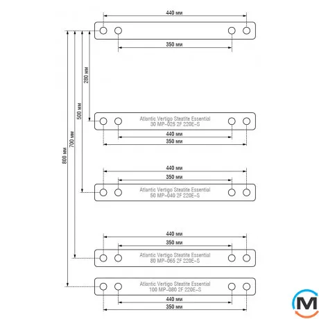 Водонагреватель электрический Atlantic Vertigo Steatite Essential 80 MP-065 2F 220E-S (1500W), Объем (л): 65, фото , изображение 8