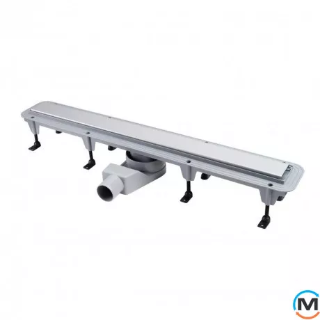 Душовий канал Waterway Stream 900 корпус сірий, Колір: Сірий, Довжина (мм): 908, Ширина (мм): 120, Матеріал: Сталь нержавіюча, фото 