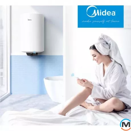 Бойлер электрический Midea PRIME D80-15EFG (W) Цилиндр (WI-FI), Объем (л): 80, фото , изображение 3