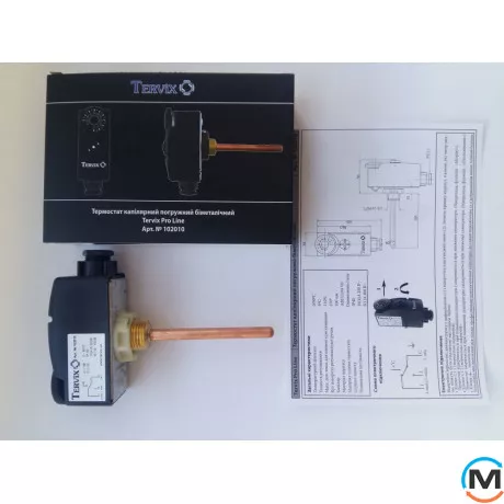 Термостат занурювальний Tervix ProLine 0-90С поверхн.регуляція G1/2" дл.щупа 100мм, фото , зображення 3