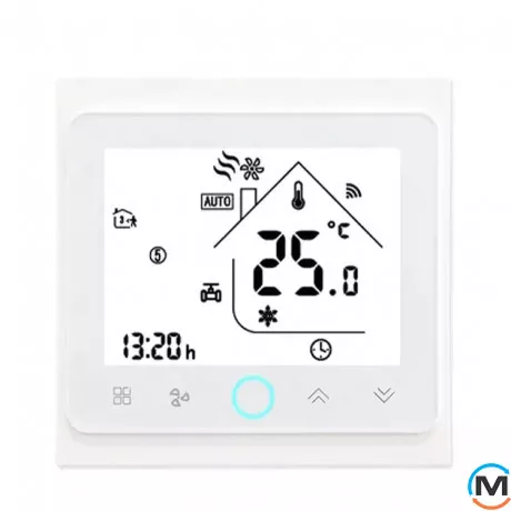 Термостат для фанкойла с WiFi управлением Tervix WiFi Fancoil Thermostat (на 2 трубы), фото , изображение 2