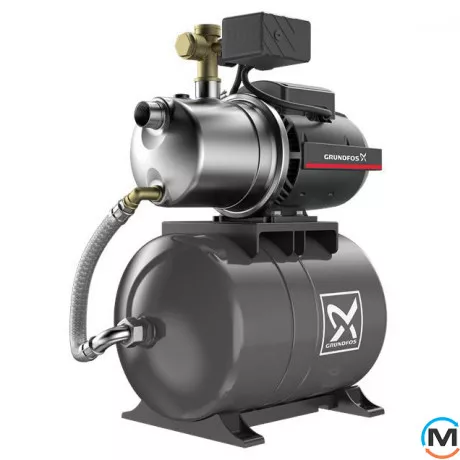 Насосна станція Grundfos JP 3-42 PT-H 1x230 1,5 м SH 20 л, Модифікація: JP 3-42 PT-H 1x230 1,5м SH 20 л, фото 
