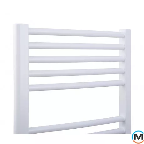 Електричний сушка для рушників Luxrad Basic G 1200х500х80-92 (600 Вт) білий з кабелем праворуч, Висота (мм): 1200, Модифікація: с кабелем, Виконання: Правий, Макс. потужність (Вт): 600, фото , зображення 2