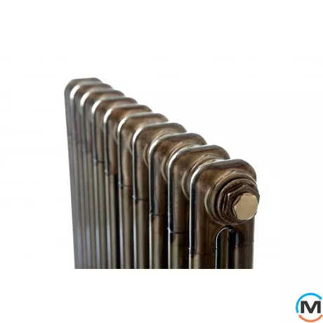 Радіатор Luxrad Columnus двотрубний 2000x450x66 (1387 Вт) підключення нижнє центральне білий RAL, Виконання: Вертикальний, Колір: Білий, Висота (мм): 2000, Кількість рядів: 2, Довжина (мм): 450, фото , зображення 5