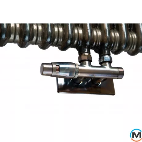 Радіатор Luxrad Columnus двотрубний 1800x450x66 (1244 Вт) підключення нижнє центральне білий RAL, Виконання: Вертикальний, Колір: Білий, Висота (мм): 1800, Кількість рядів: 2, Довжина (мм): 450, фото , зображення 6