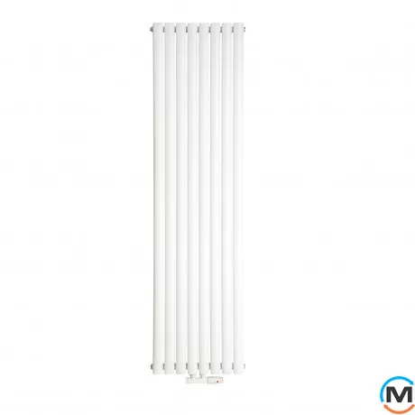 Радіатор Luxrad Fortuna 1800x468x88 (989 Вт) підключення нижнє центр білий RAL9003, Колір: Білий, фото 