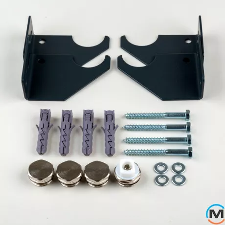 Радиатор Luxrad Oval Double 1700х410х88 (1420 Вт) подключение нижнее центр антрацит RAL7016, Цвет: Антрацит, фото , изображение 8