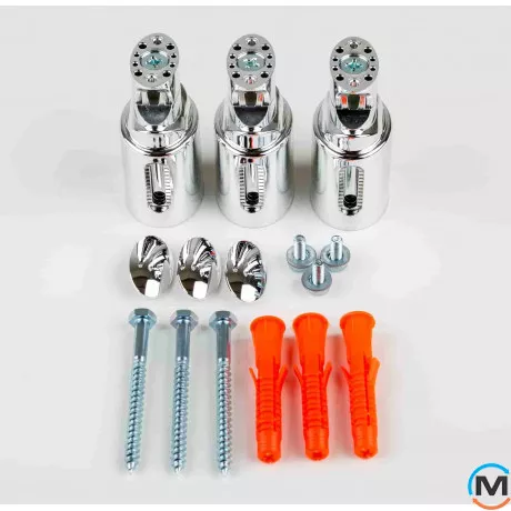 Електричний сушки для рушників Luxrad Regular 1480х500х77-96 антрацит RAL 7016 тен (600 Вт) з кабел, Висота (мм): 1480, Модифікація: с кабелем, Виконання: Лівий, фото , зображення 5