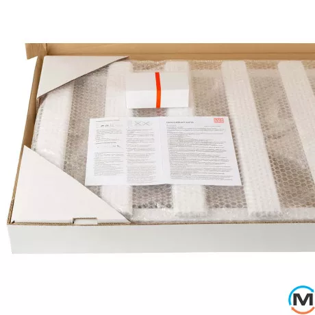 Електричний сушка для рушників Luxrad Scala NEW 840х500х79-89 білий RAL 9003 тен (300 Вт) з кабелем, Колір: Білий, Висота (мм): 840, Модифікація: с кабелем, Виконання: Лівий, фото , зображення 4