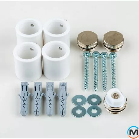 Электрический полотенцесушитель Luxrad Scala NEW 840х500х79-89 белый RAL 9003 тен (300 Вт) с кабелем, Цвет: Белый, Высота (мм): 840, Модификация: с кабелем, Исполнение: Правый, фото , изображение 5