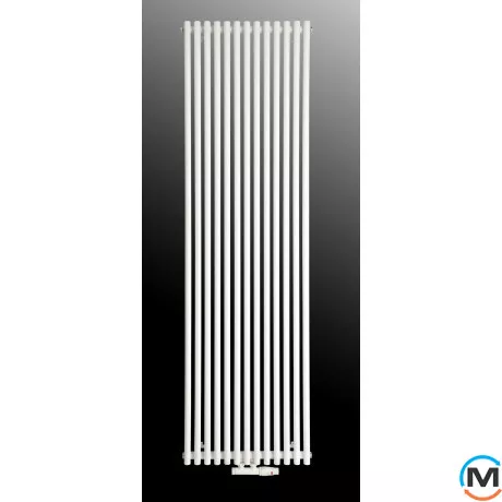 Радіатор Luxrad Toba 1800х510х90 (1064 Вт) підключення нижнє центр білий RAL9003, Колір: Білий, фото , зображення 3