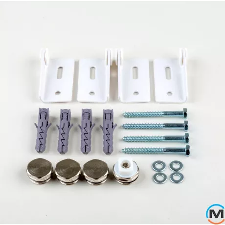 Радіатор Luxrad Toba 1800х510х90 (1064 Вт) підключення нижнє центр білий RAL9003, Колір: Білий, фото , зображення 6