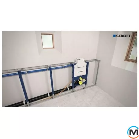 Система інсталяції Geberit Duofix Omega 12 см для підвісного унітазу, 82 см (111.003.00.1), фото , зображення 2