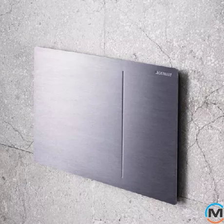 Клавиша смыва для унитаза Geberit Sigma 70 с двойным смывом, матированная нержавеющая сталь (115.620, фото , изображение 2