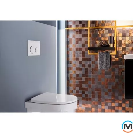 Клавиша смыва Geberit Sigma21, белый (115.651.SI.1), фото , изображение 2