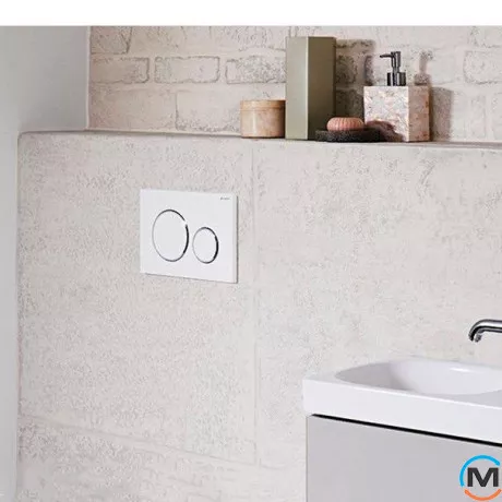 Клавиша смыва Geberit Sigma20 , белый (115.882.01.1), фото , изображение 2