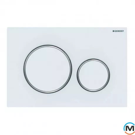 Клавіша змиву Geberit Sigma20, білий матовий (115.882.JT.1), фото 