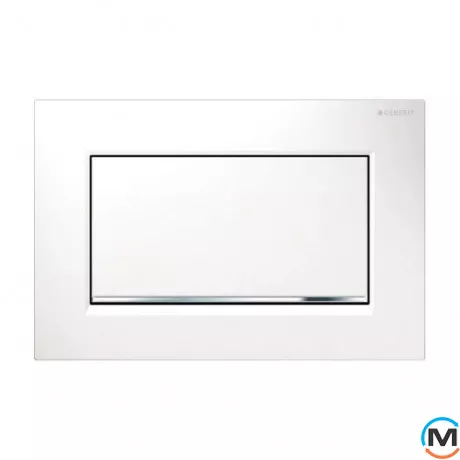 Змивна клавіша Geberit Sigma 30, білий/глянсовий хром (115.893.KJ.1), фото 