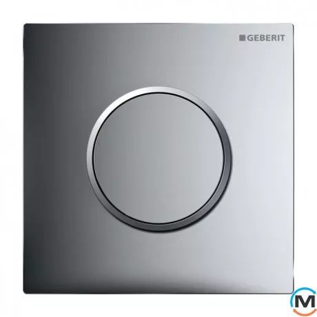 Кнопка для писсуара Geberit Sigma 10, светлый хром/матовый, хром/светлый хром (116.015.KH.1), фото 
