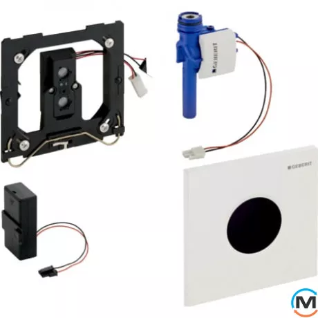 Система електронного управління змивом пісуару Geberit Hy Tronic Samba, живлення від батарей, захисна, фото , зображення 2