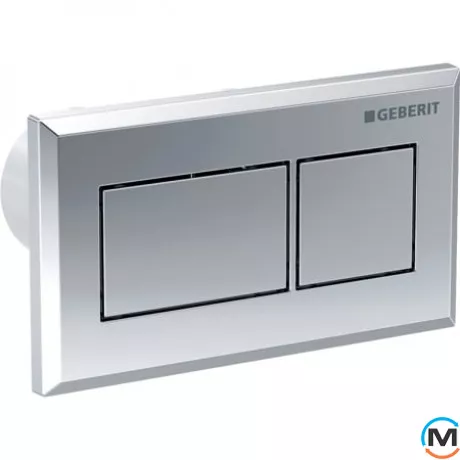Клавіша змиву для унітазу Geberit пневматична, дистанційна, подвійний змив, приховане розміщення, год, фото , зображення 2
