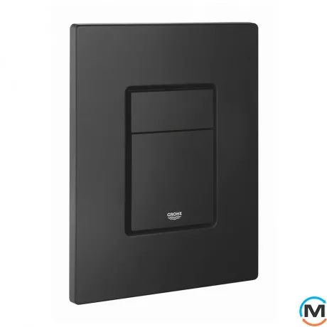 Клавіша змиву для унітазу Grohe Even, чорна матова (38966KF0), фото , зображення 2