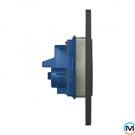 Клавіша змиву для унітазу Grohe Even, чорна матова (38966KF0), фото , зображення 4