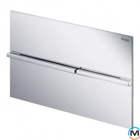 Клавіша змиву для унітазу Viega Prevista Visign for More 204, модель 8624.1, нержавіюча сталь/хром, фото 