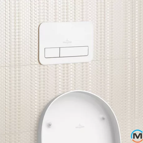 Клавиша смыва Villeroy & Boch ViConnect E 200, белая (92249068), фото , изображение 3