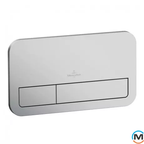 Клавіша змиву Villeroy & Boch ViConnect E 200, хром матовий (92249069), фото 