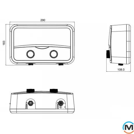 Бойлер электрический Ariston AURES S 3.5 COM PL, Тепловая мощность (кВт): 3.5, фото , изображение 5