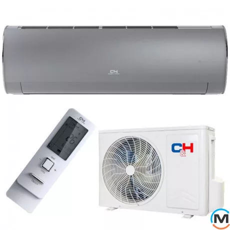 Тепловой насос кондиционер Cooper&Hunter Daytona Silver R32CH-S09FTXD2-SC, Цвет: Серебристый, Площадь помещения (кв.м): 25, Управление через Wi-fi: Да, фото 