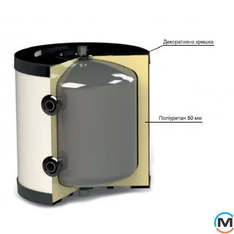 Буферна ємність для теплових насосів Roda RBHP-200, фото , зображення 2